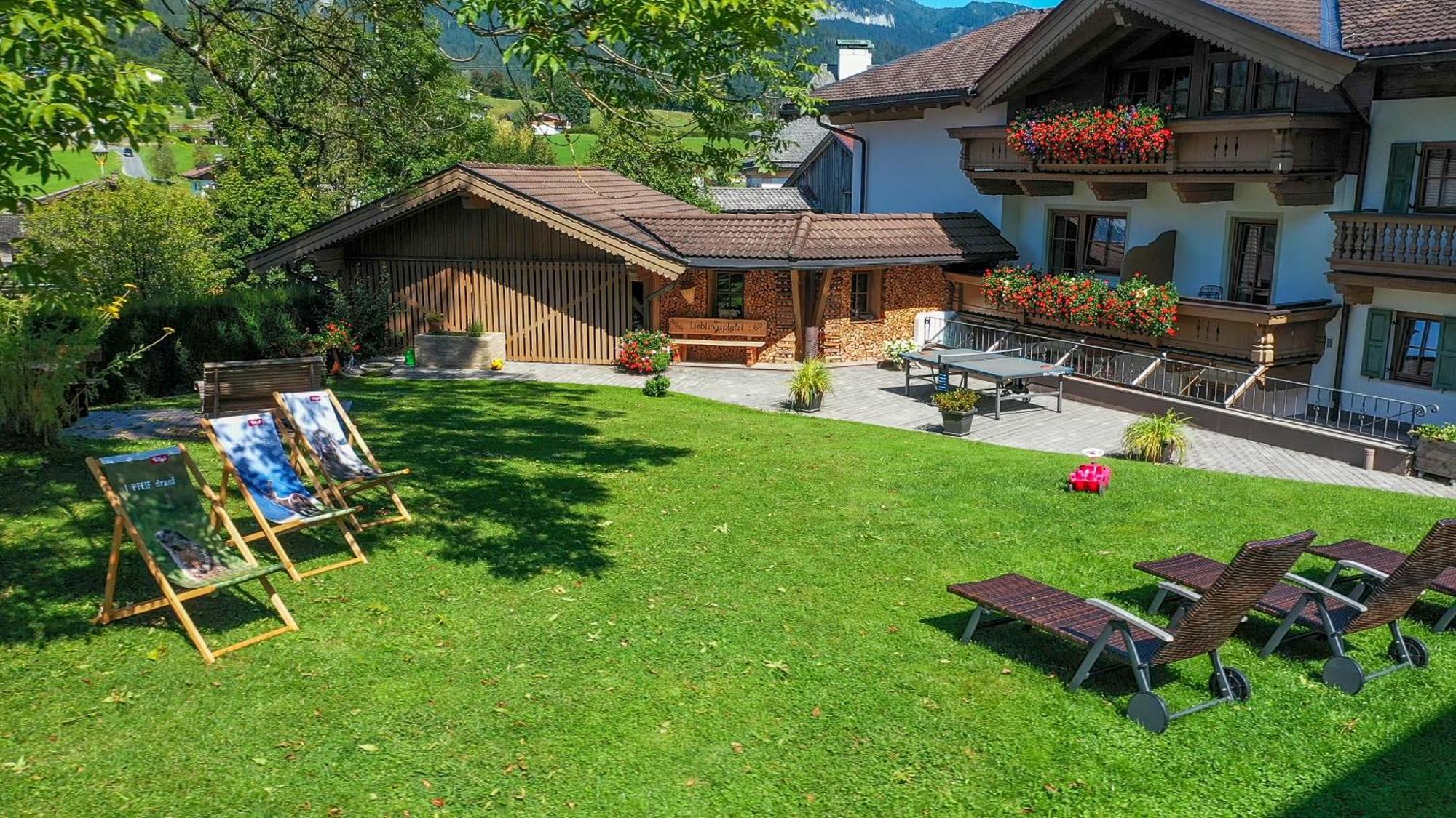 Gaestehaus Brantlhof Zimmer Und Ferienwohnungen In Going Am Wilden Kaiser Eksteriør bilde