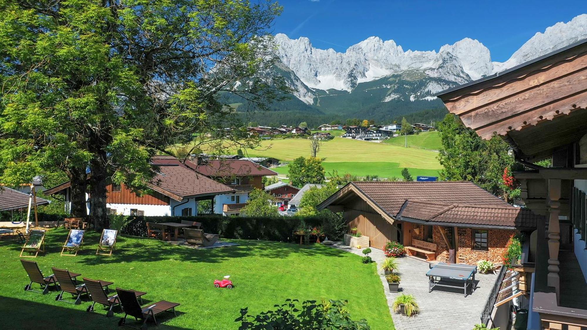 Gaestehaus Brantlhof Zimmer Und Ferienwohnungen In Going Am Wilden Kaiser Eksteriør bilde