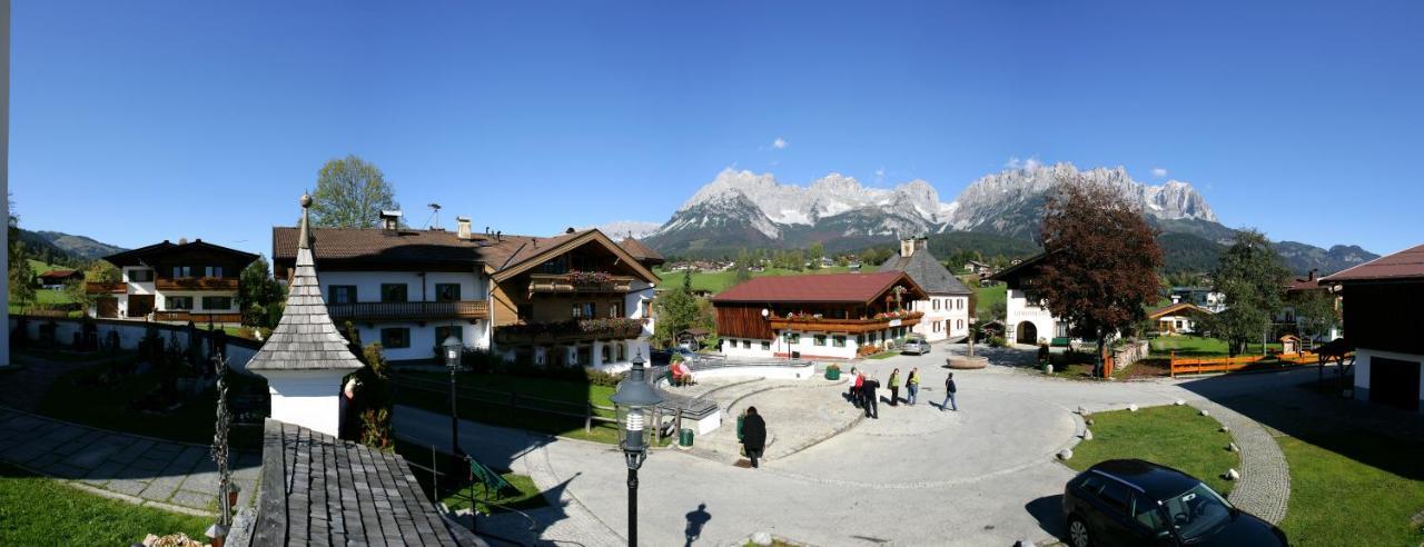 Gaestehaus Brantlhof Zimmer Und Ferienwohnungen In Going Am Wilden Kaiser Eksteriør bilde